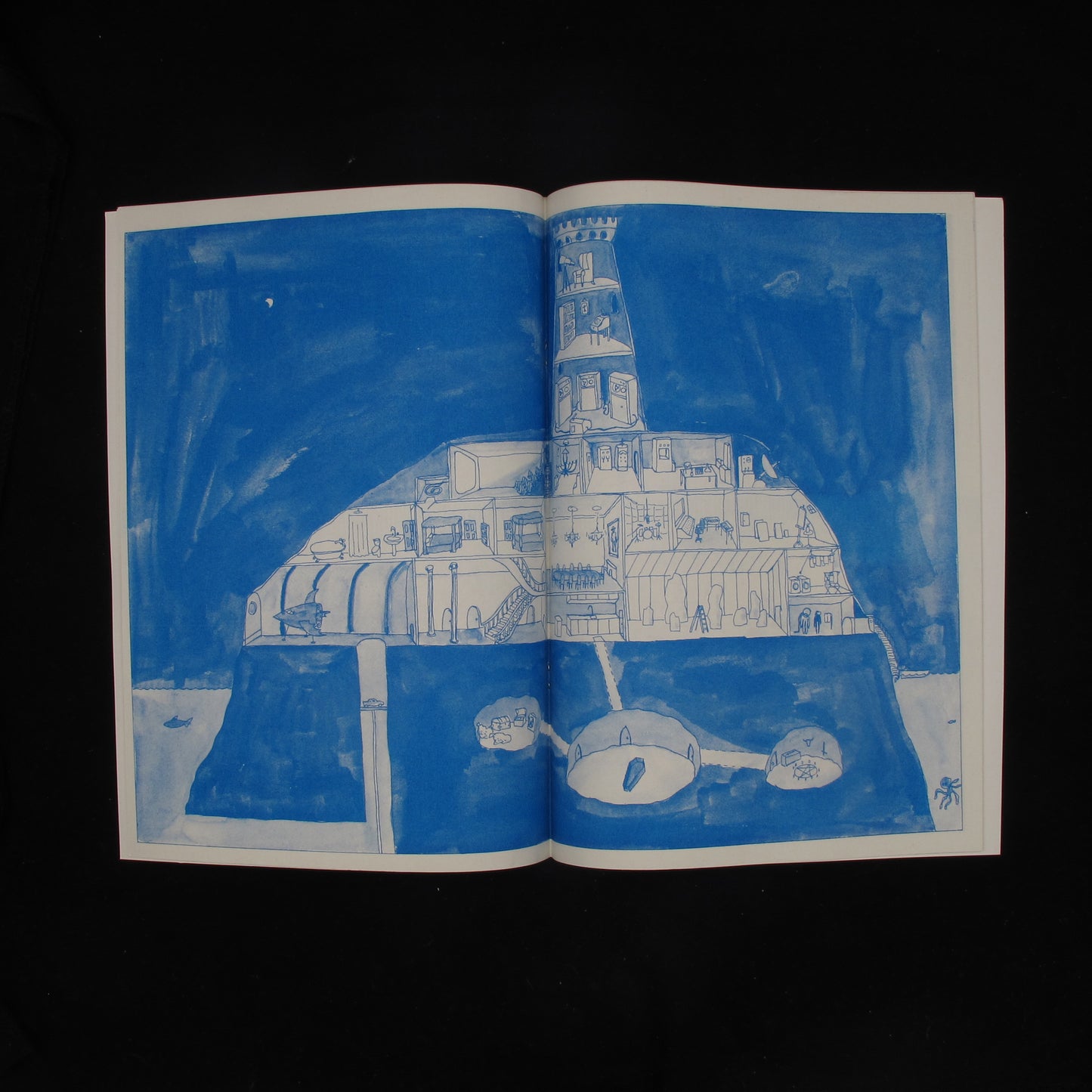 Blood Doughnut - Riso printed vampire comic