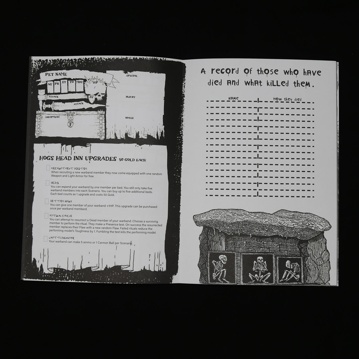 Forbidden Psalm Warband Book