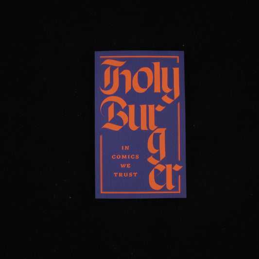 HOLYBURGER. In Comics We Trust