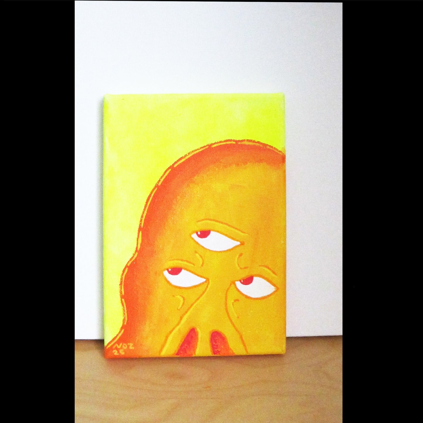 Orange Triclops by Noah Brown