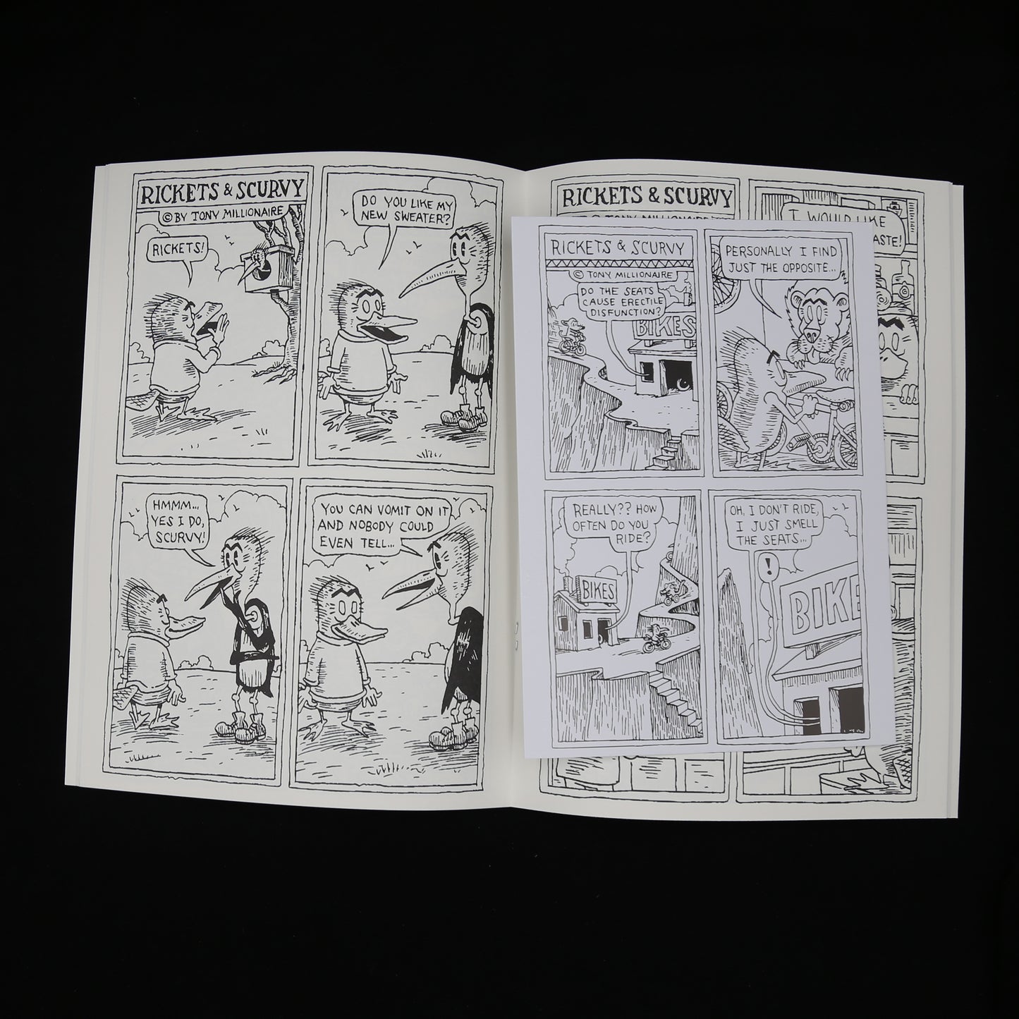 Not Drinky Crow by Tony Millionaire