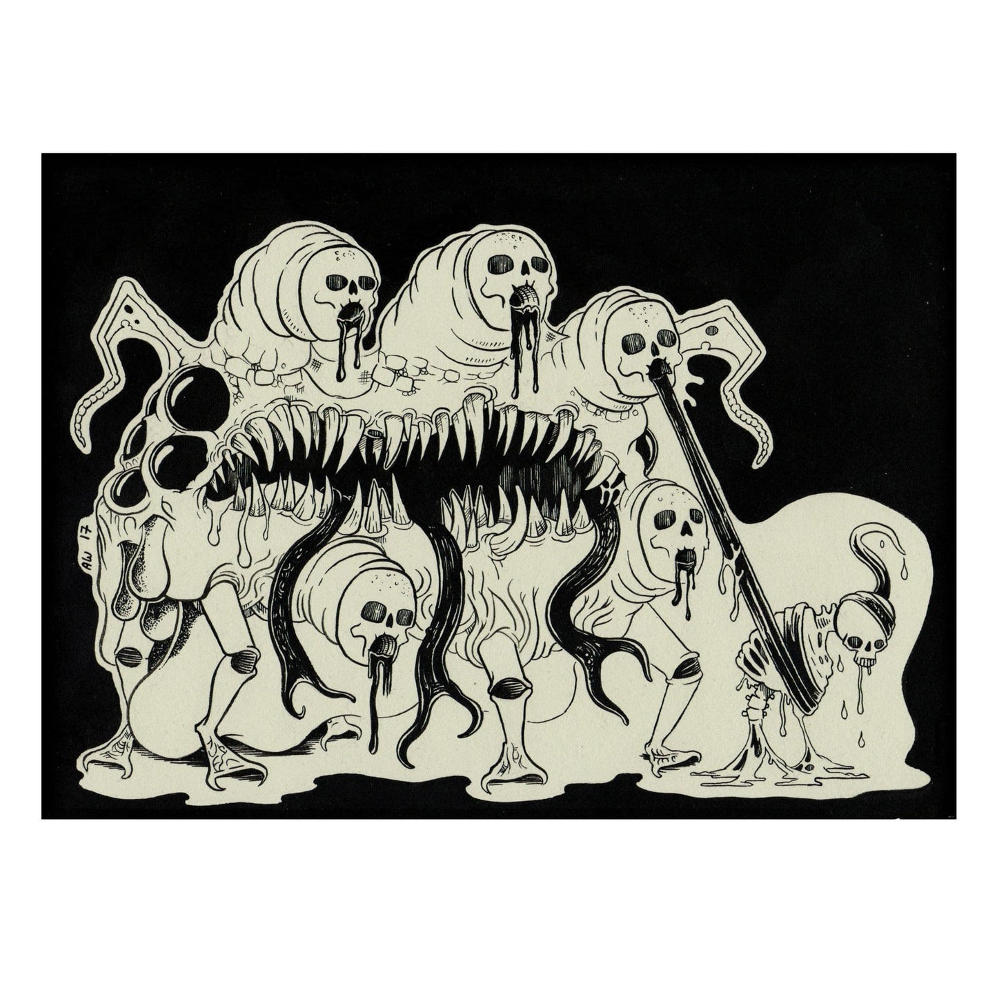 Assorted Hellspawn: Atrocious Hellspawn A4 print