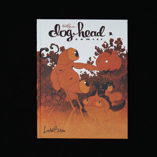 DOG HEAD #1 by DAVE COOPER - HARDCOVER LIMITED EDITION ( 16 EXCLUSIVE DOODLES PAGES )