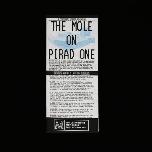 The Mole on PIRAD ONE by Christian Sorrell